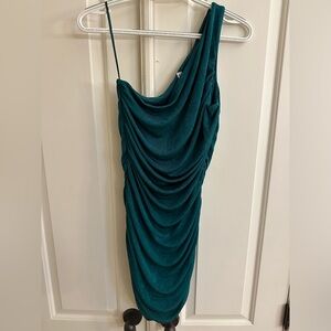 Lucy in the Sky one shoulder dress size L